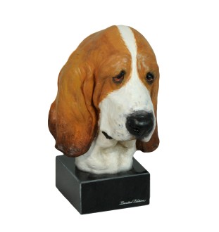 Basset Hound II ręcznie pomalowana statuetka Art-Dog